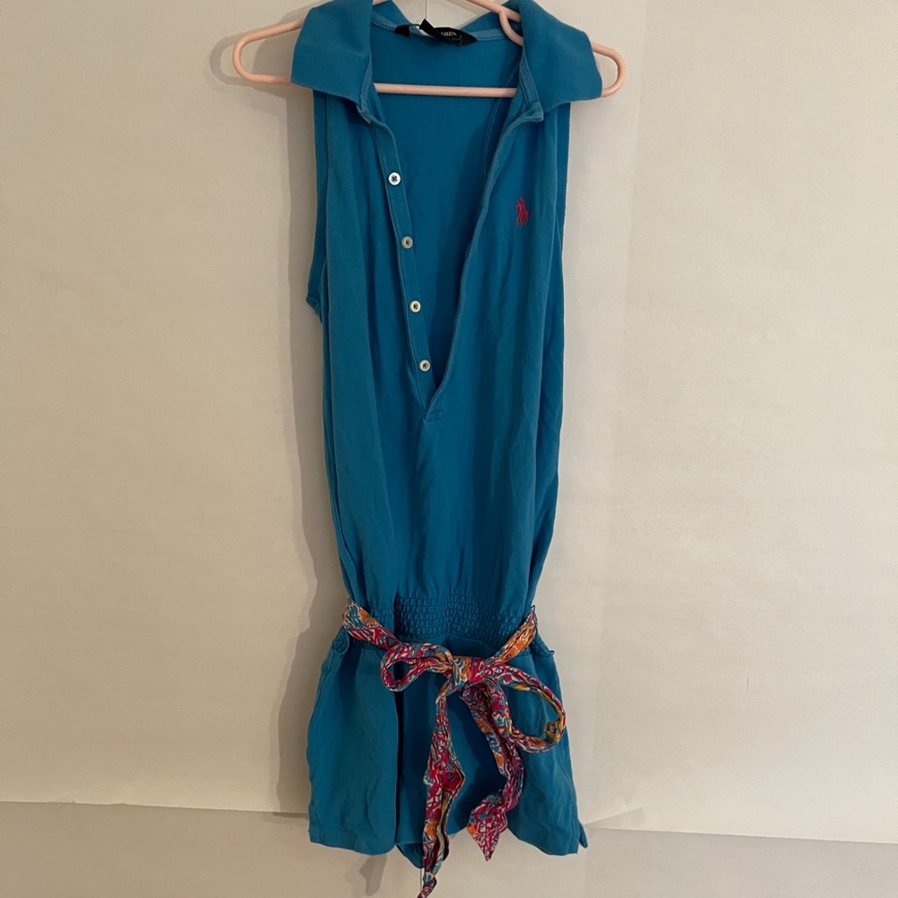 RL girls racerback romper